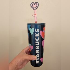 NWT Starbucks LATAM Limited Edition Stainless Steel Heart Venti Tum…